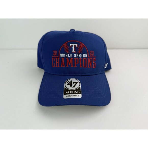 Texas‎ Rangers ‘47 Brand 2023 World Series Champions Snapback Cap Hat OSFA *NEW* - Picture 1 of 9